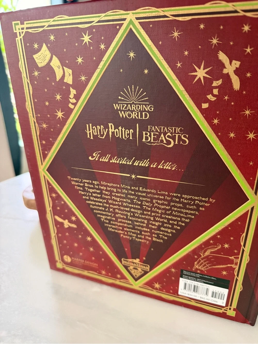 Harry Potter The Magic of MinaLima Hardcover Book